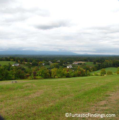 View from almost the top of Burger Hill