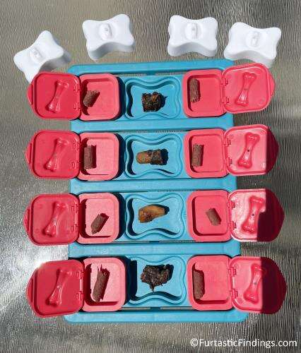 The Outward Hound Dog Brick Puzzle Toy Filled With Treats