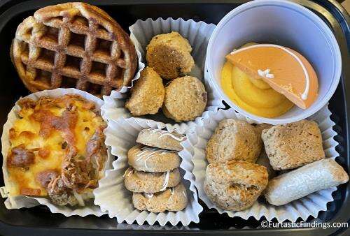 Food Included In The Brunch Box From Three Dog Bakery