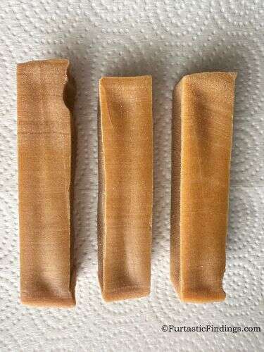 The 3 Himalayan Dog Chews That Came In Our Bag